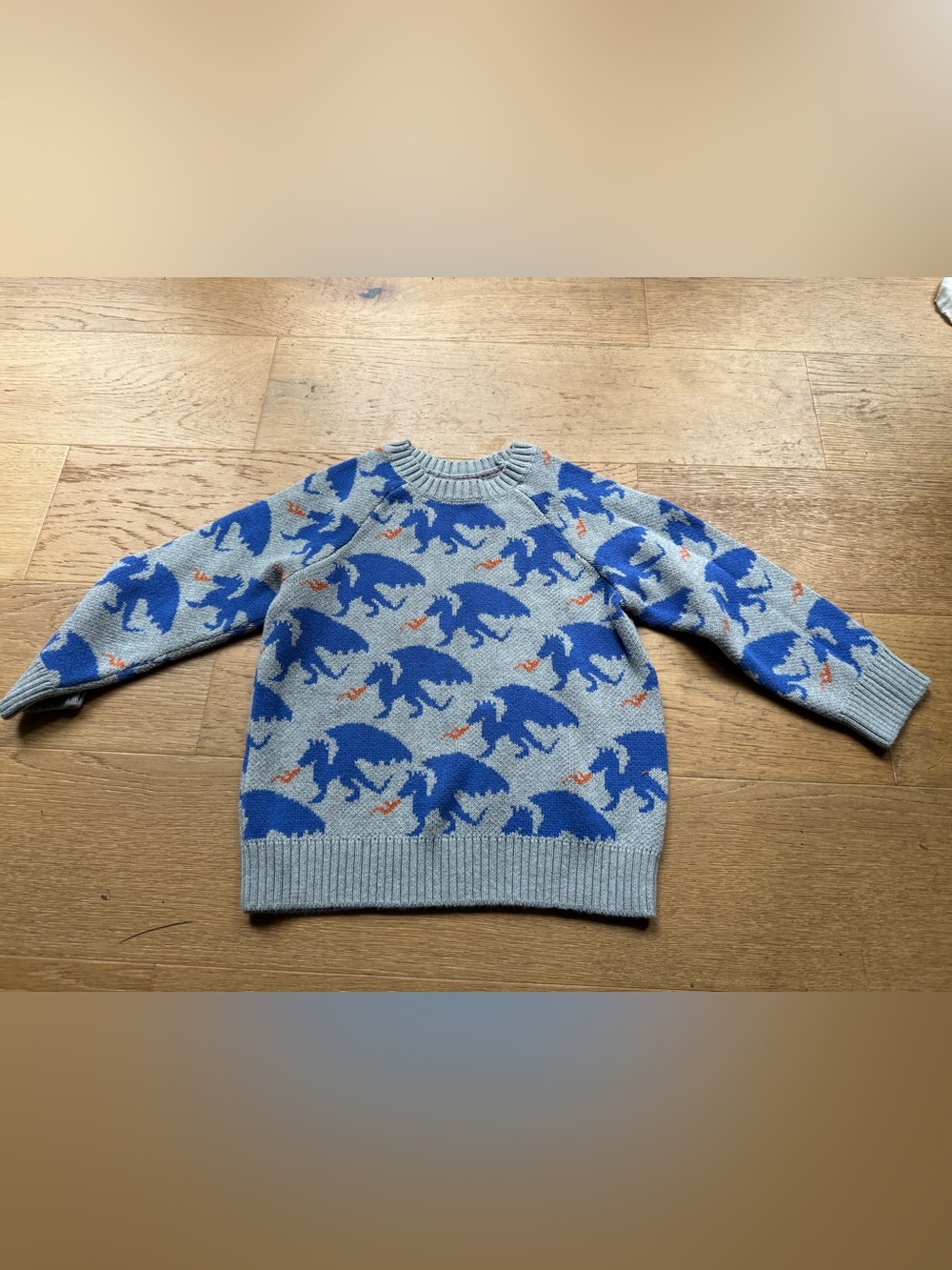Tea Collection "Evren Dragon" Knit Sweater. Size 6-7